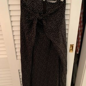 Vince "Celestial" skirt in polka-dot print